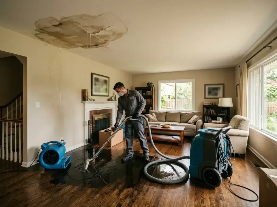 attic-pipe-burst-ceiling-drip-008 — frequently asked questions, Water Damage Restoration & Carpet Care in South Huntington,…